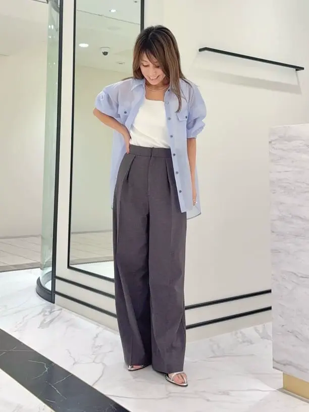 GRACE CONTINENTAL yukimi yonee コーディネート画像