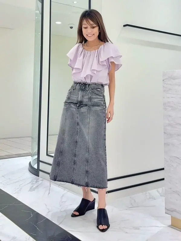 GRACE CONTINENTAL yukimi yonee コーディネート画像