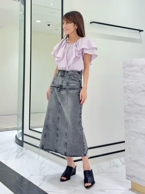 GRACE CONTINENTAL yukimi yonee コーディネート画像