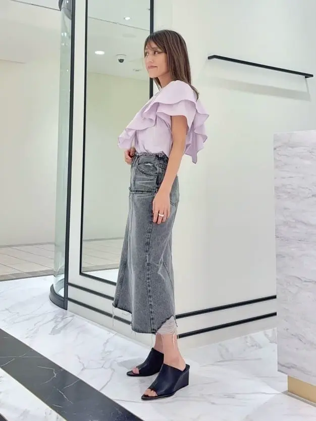 GRACE CONTINENTAL yukimi yonee コーディネート画像