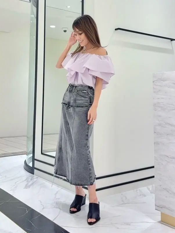 GRACE CONTINENTAL yukimi yonee コーディネート画像