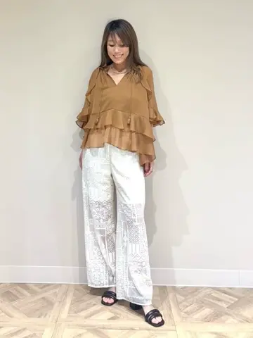 GRACE CONTINENTAL yukimi yonee コーディネート画像