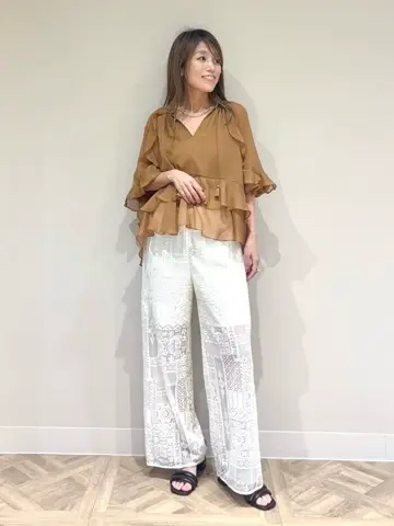 GRACE CONTINENTAL yukimi yonee コーディネート画像