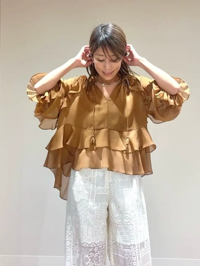 GRACE CONTINENTAL yukimi yonee コーディネート画像