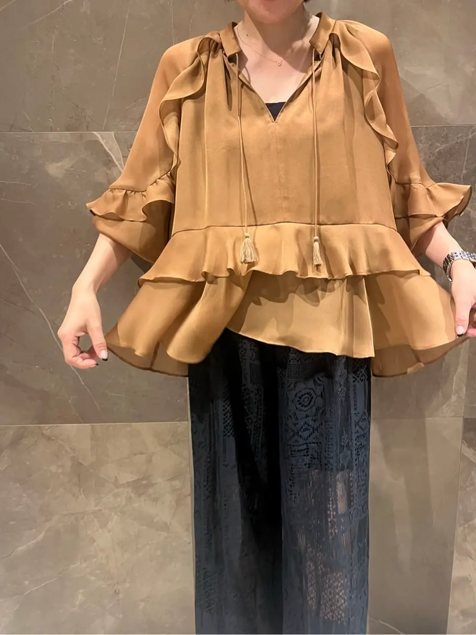 GRACE CONTINENTAL 穐山　香織 コーディネート画像