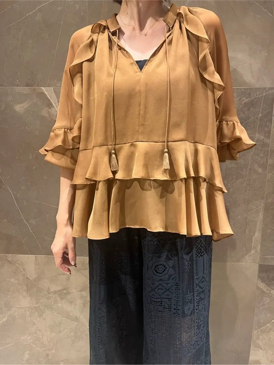 GRACE CONTINENTAL 穐山　香織 コーディネート画像