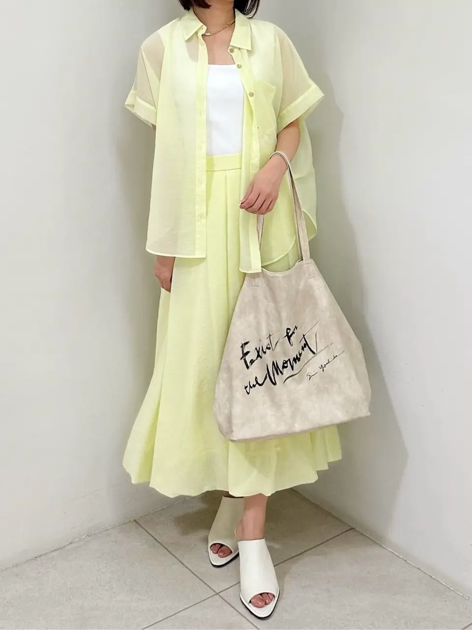 GRACE CONTINENTAL MORITA AI コーディネート画像