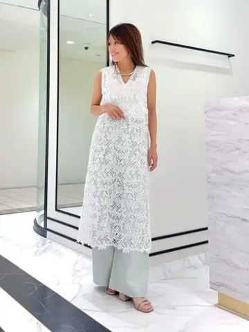 GRACE CONTINENTAL yukimi yonee コーディネート画像