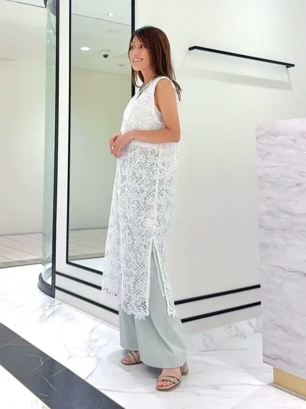 GRACE CONTINENTAL yukimi yonee コーディネート画像