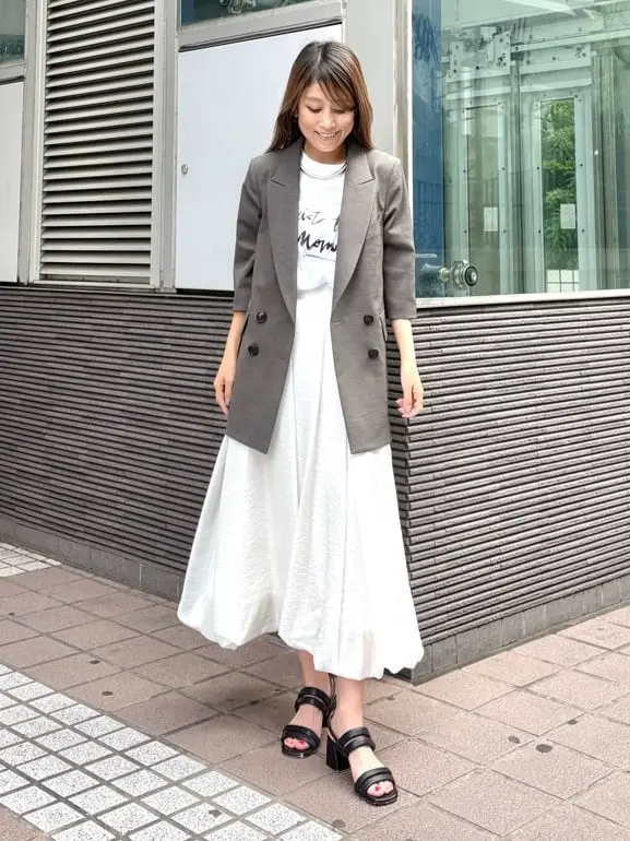 GRACE CONTINENTAL yukimi yonee コーディネート画像