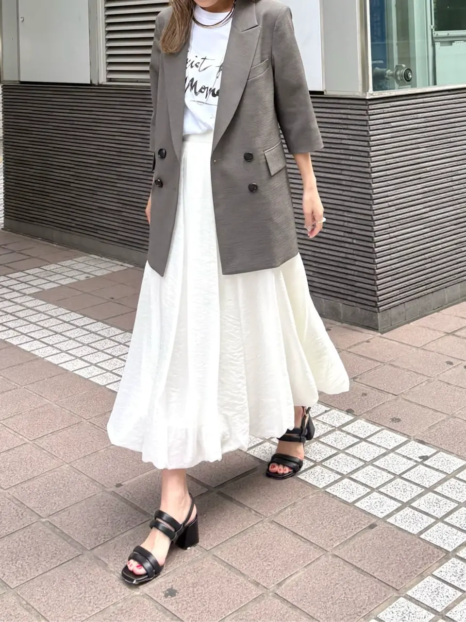 GRACE CONTINENTAL yukimi yonee コーディネート画像