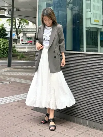 GRACE CONTINENTAL yukimi yonee コーディネート画像