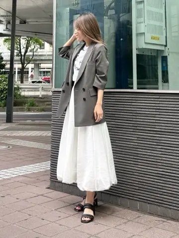 GRACE CONTINENTAL yukimi yonee コーディネート画像