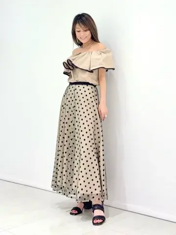 GRACE CONTINENTAL yukimi yonee コーディネート画像