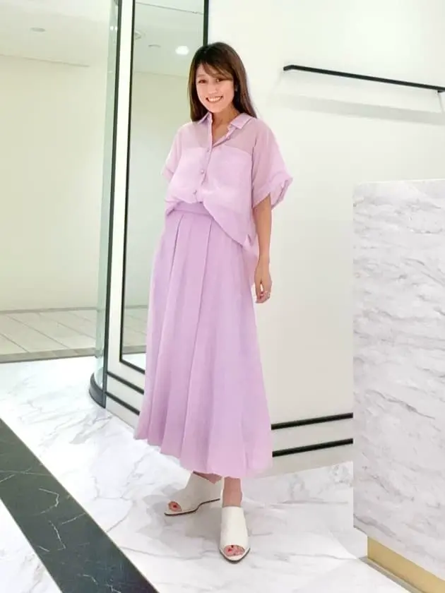 GRACE CONTINENTAL yukimi yonee コーディネート画像