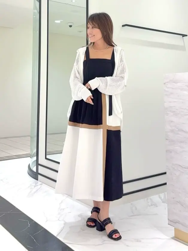 GRACE CONTINENTAL yukimi yonee コーディネート画像