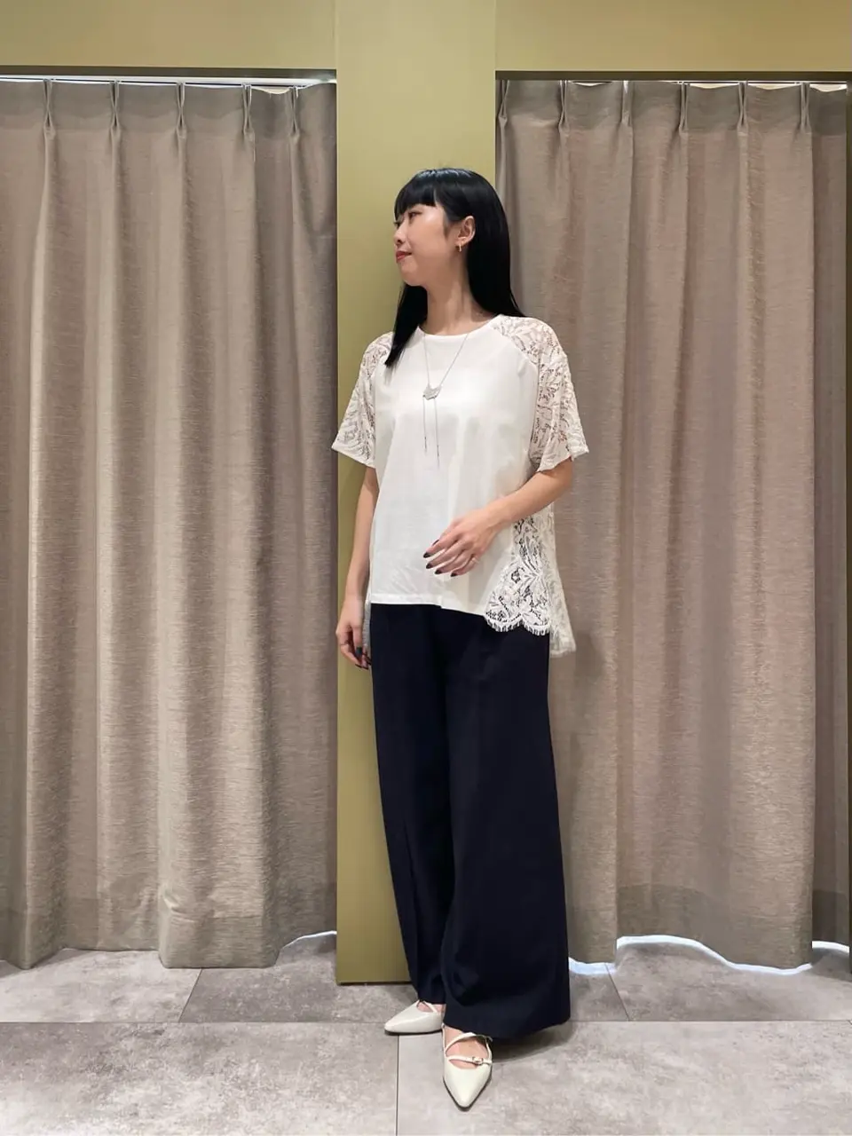 GRACE CONTINENTAL 端場　わかな コーディネート画像