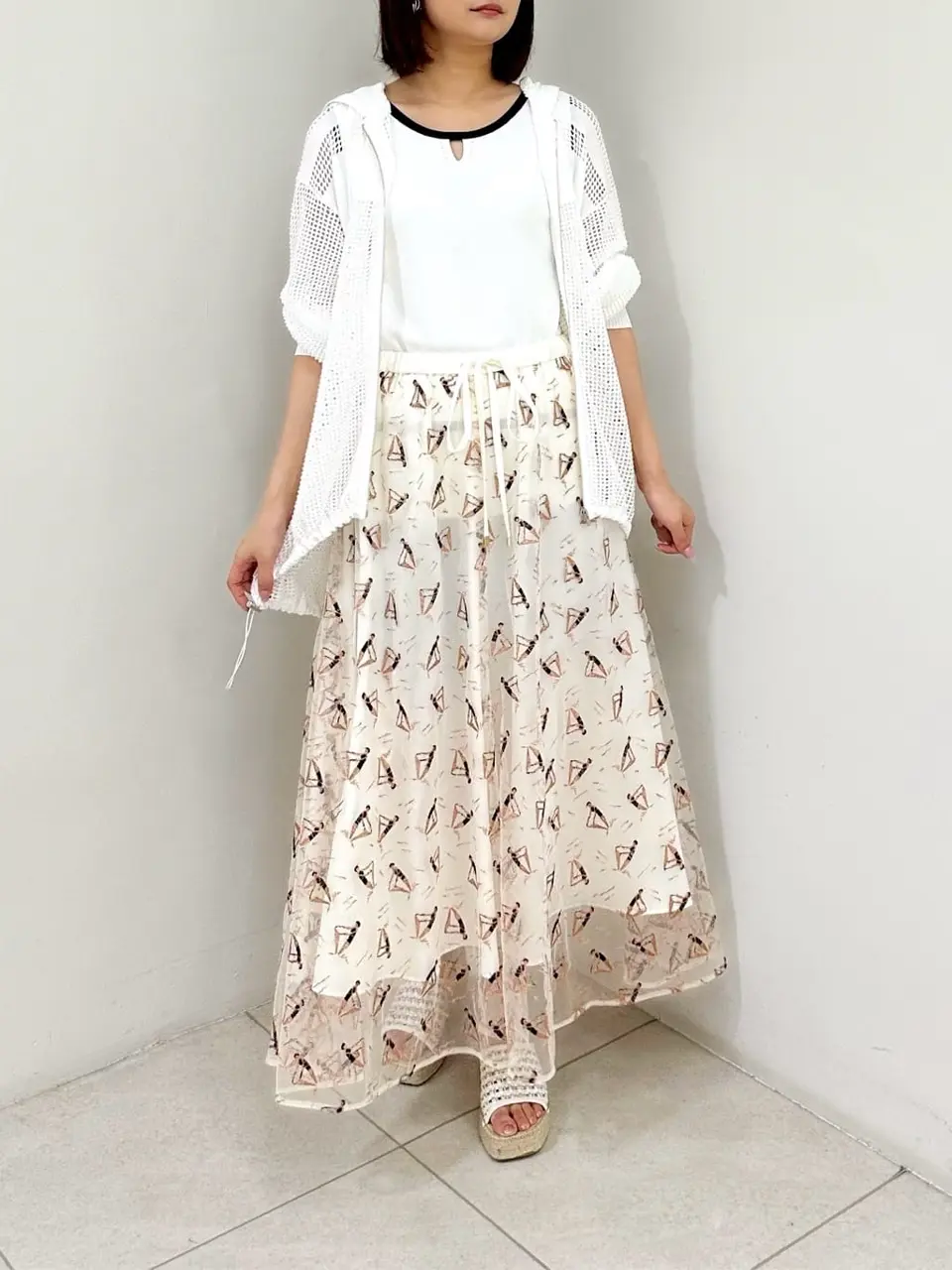 GRACE CONTINENTAL MORITA AI コーディネート画像