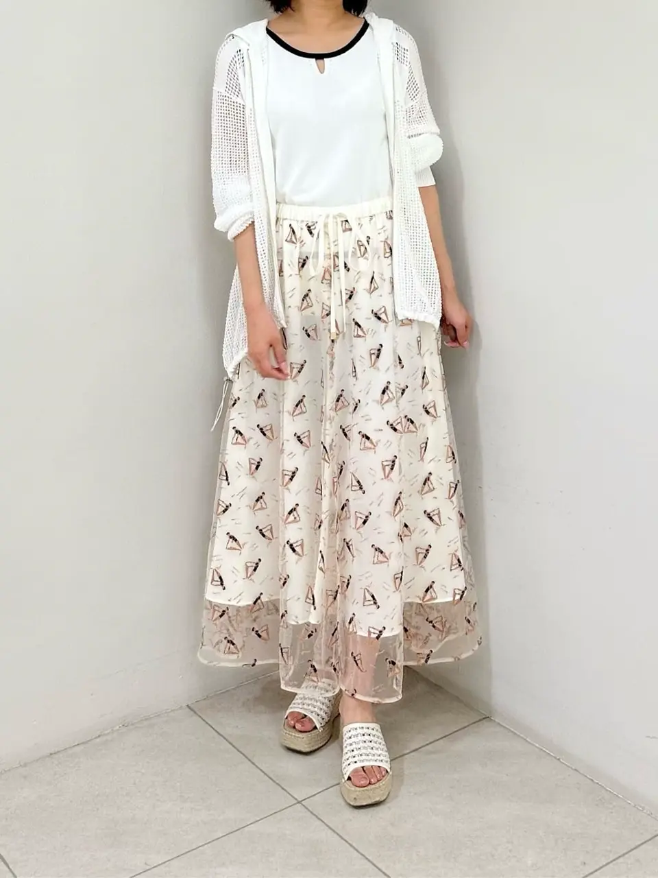 GRACE CONTINENTAL MORITA AI コーディネート画像