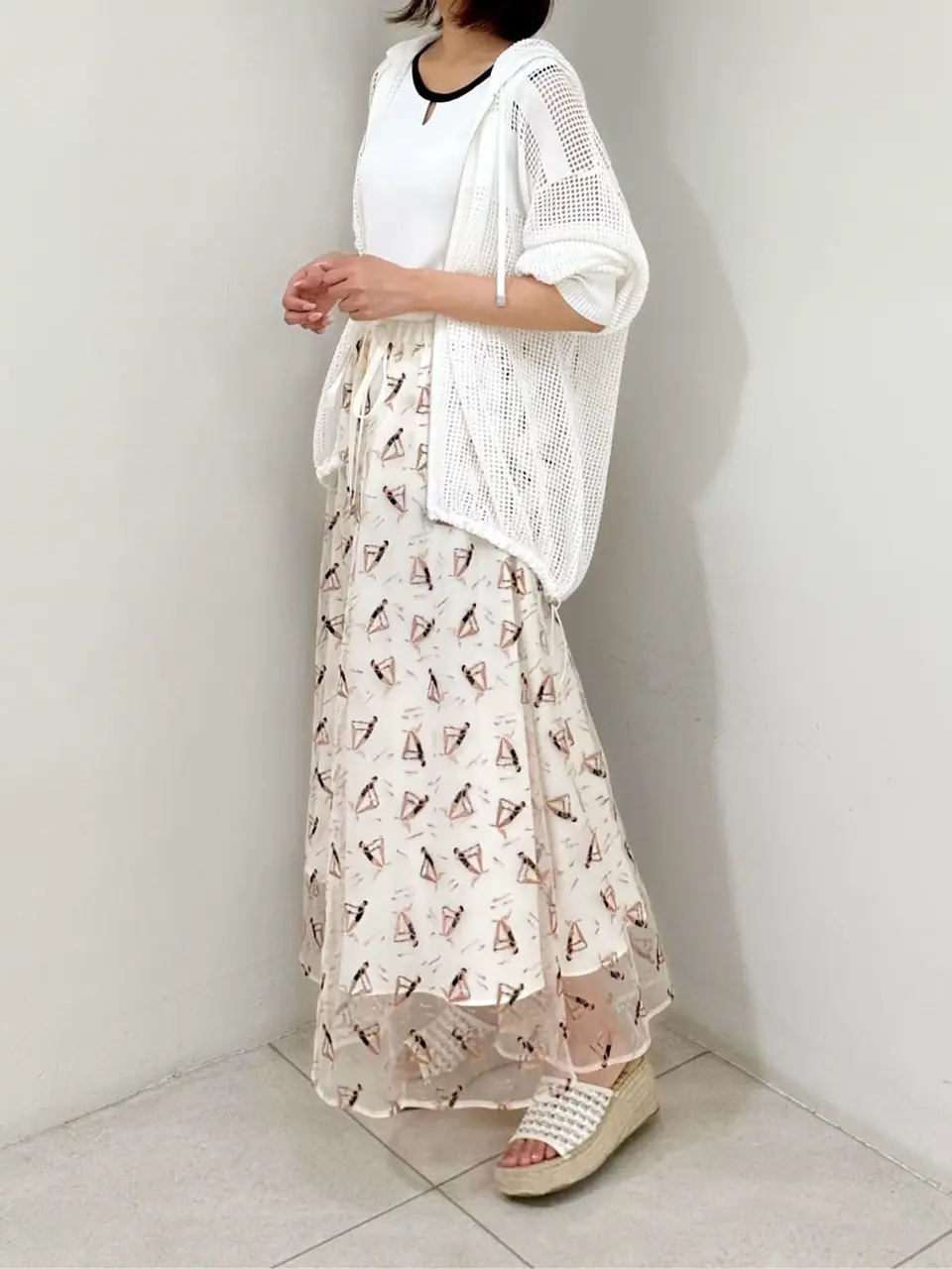 GRACE CONTINENTAL MORITA AI コーディネート画像