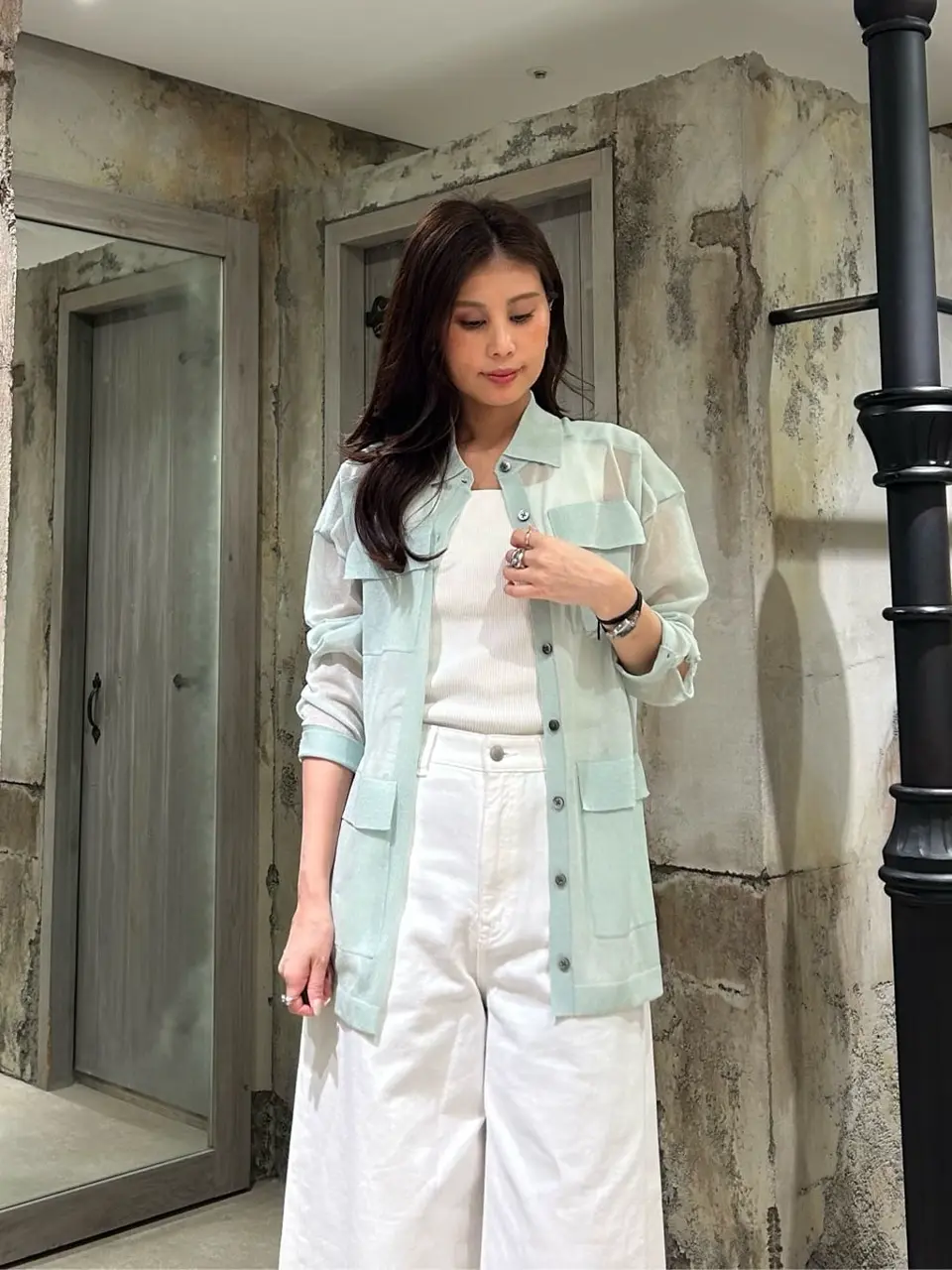 GRACE CONTINENTAL 志田　悠 コーディネート画像