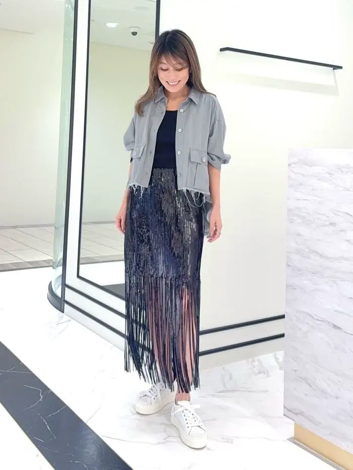 GRACE CONTINENTAL yukimi yonee コーディネート画像