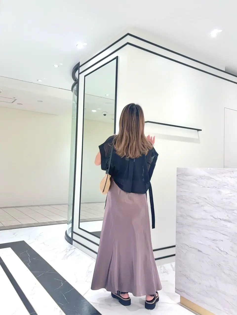 GRACE CONTINENTAL yukimi yonee コーディネート画像