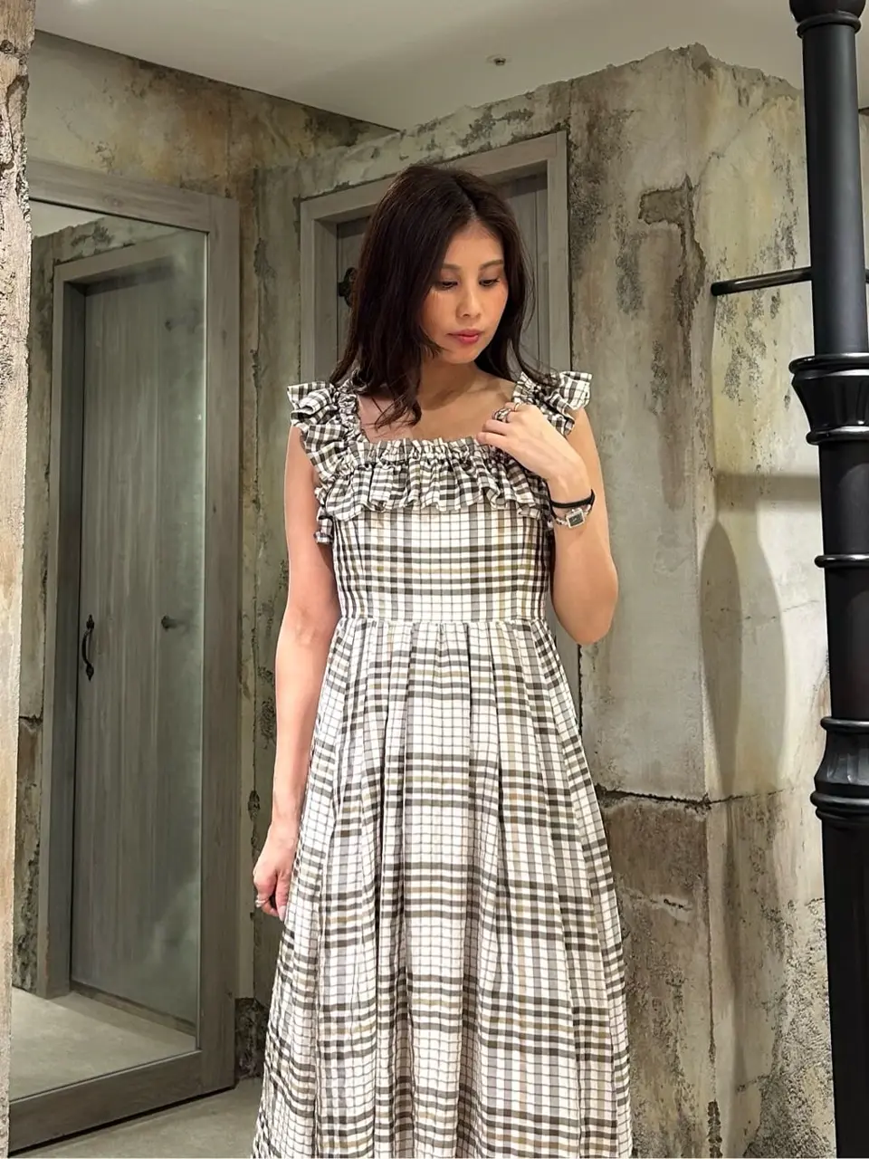 GRACE CONTINENTAL 志田　悠 コーディネート画像