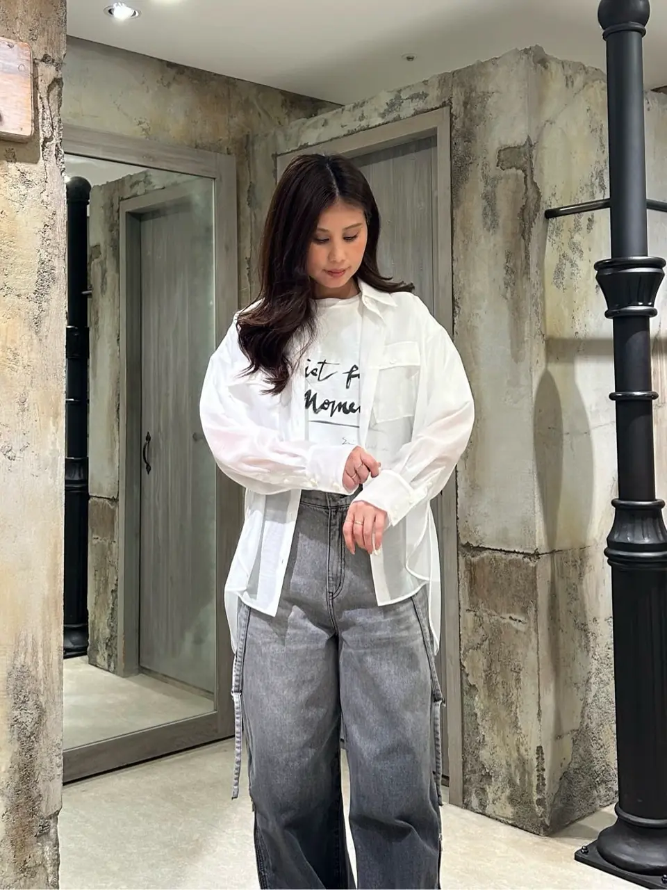 GRACE CONTINENTAL 志田　悠 コーディネート画像