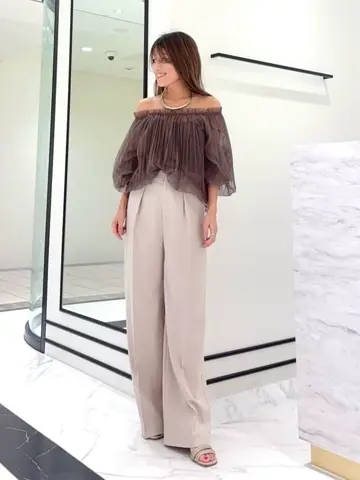 GRACE CONTINENTAL yukimi yonee コーディネート画像