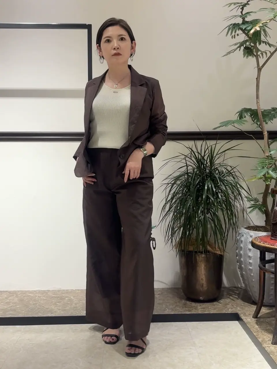 GRACE CONTINENTAL N.YURI コーディネート画像