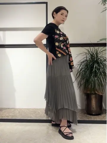 GRACE CONTINENTAL N.YURI コーディネート画像