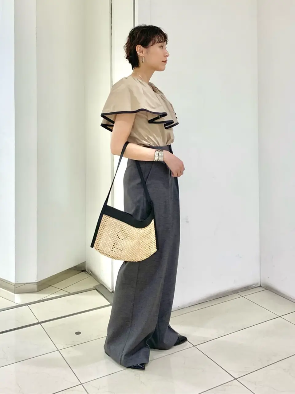 GRACE CONTINENTAL haruka iwasaki コーディネート画像