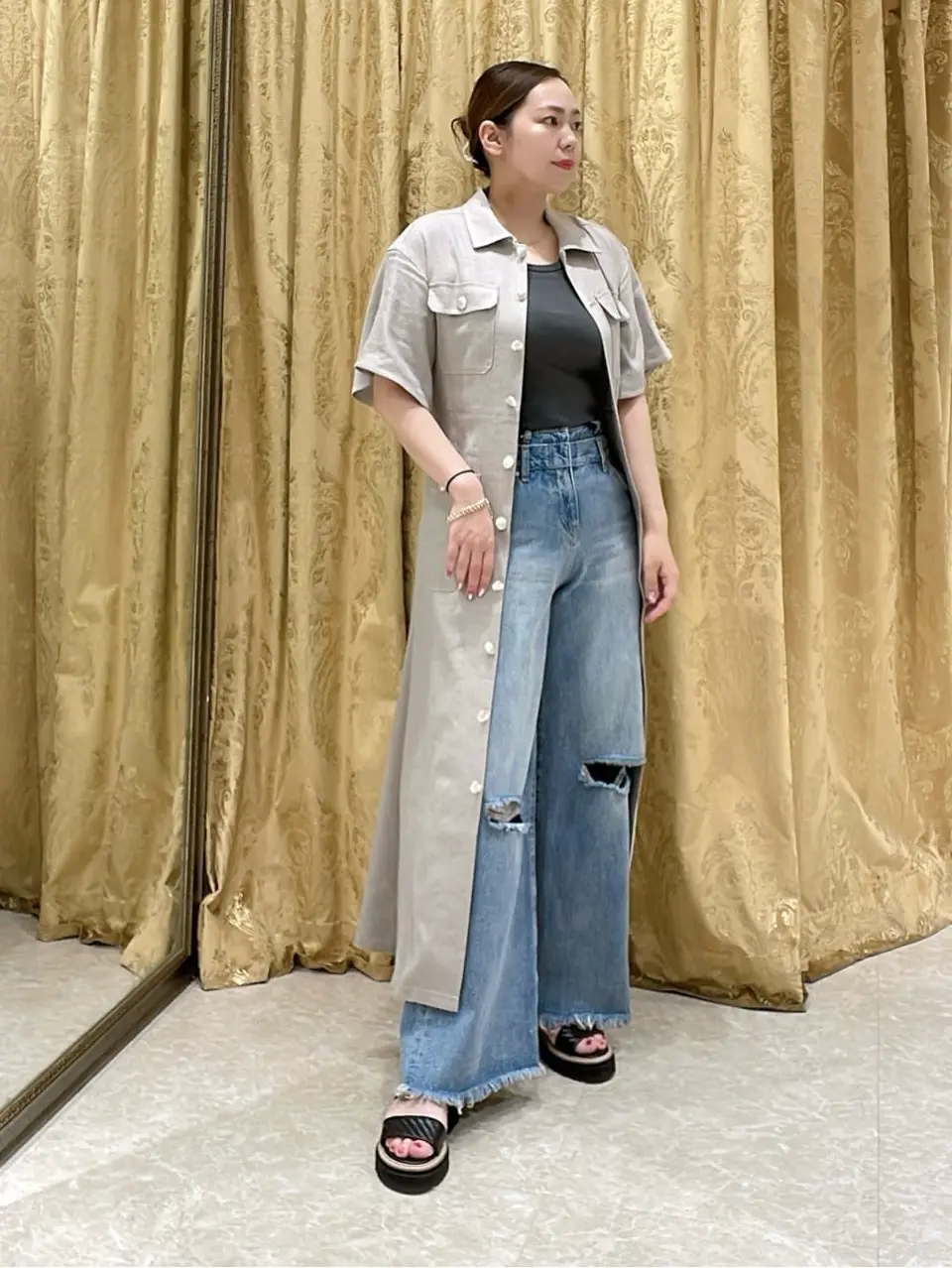 GRACE CONTINENTAL 泉　敦子 コーディネート画像