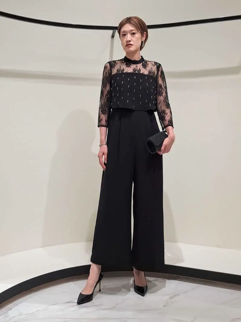 刺繍ワイドサロペット / GRACE CONTINENTAL | ファッション通販