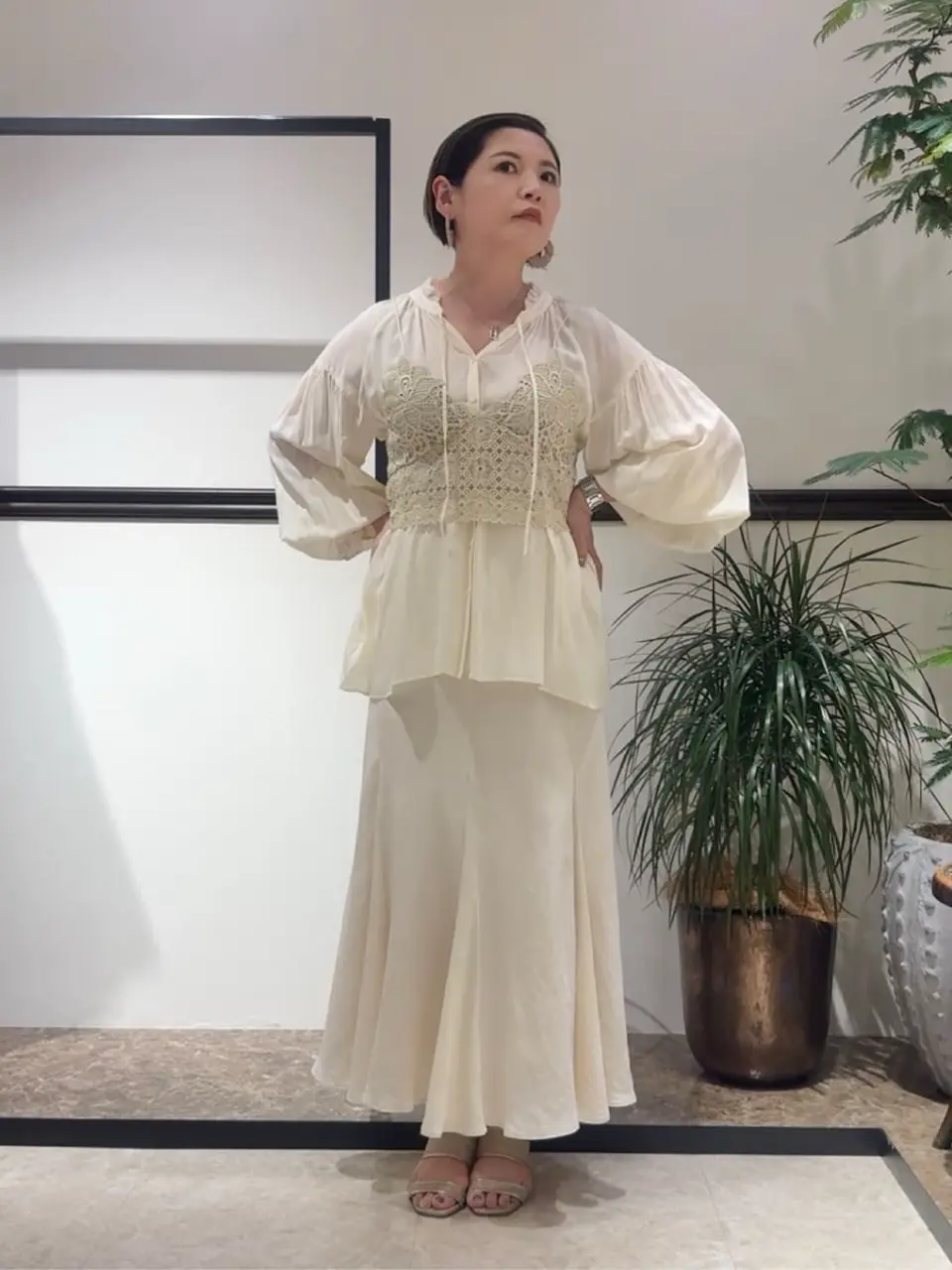 GRACE CONTINENTAL N.YURI コーディネート画像