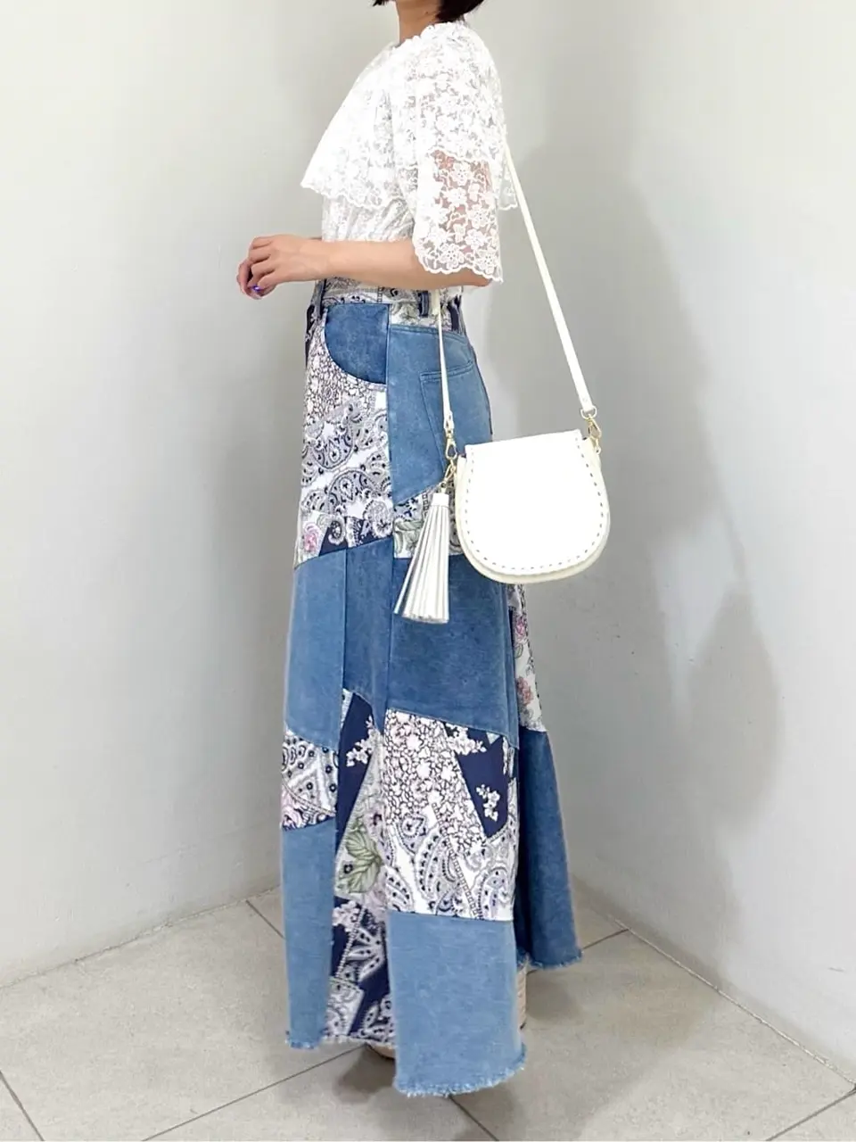 GRACE CONTINENTAL MORITA AI コーディネート画像