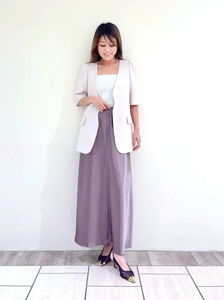 GRACE CONTINENTAL yukimi yonee コーディネート画像