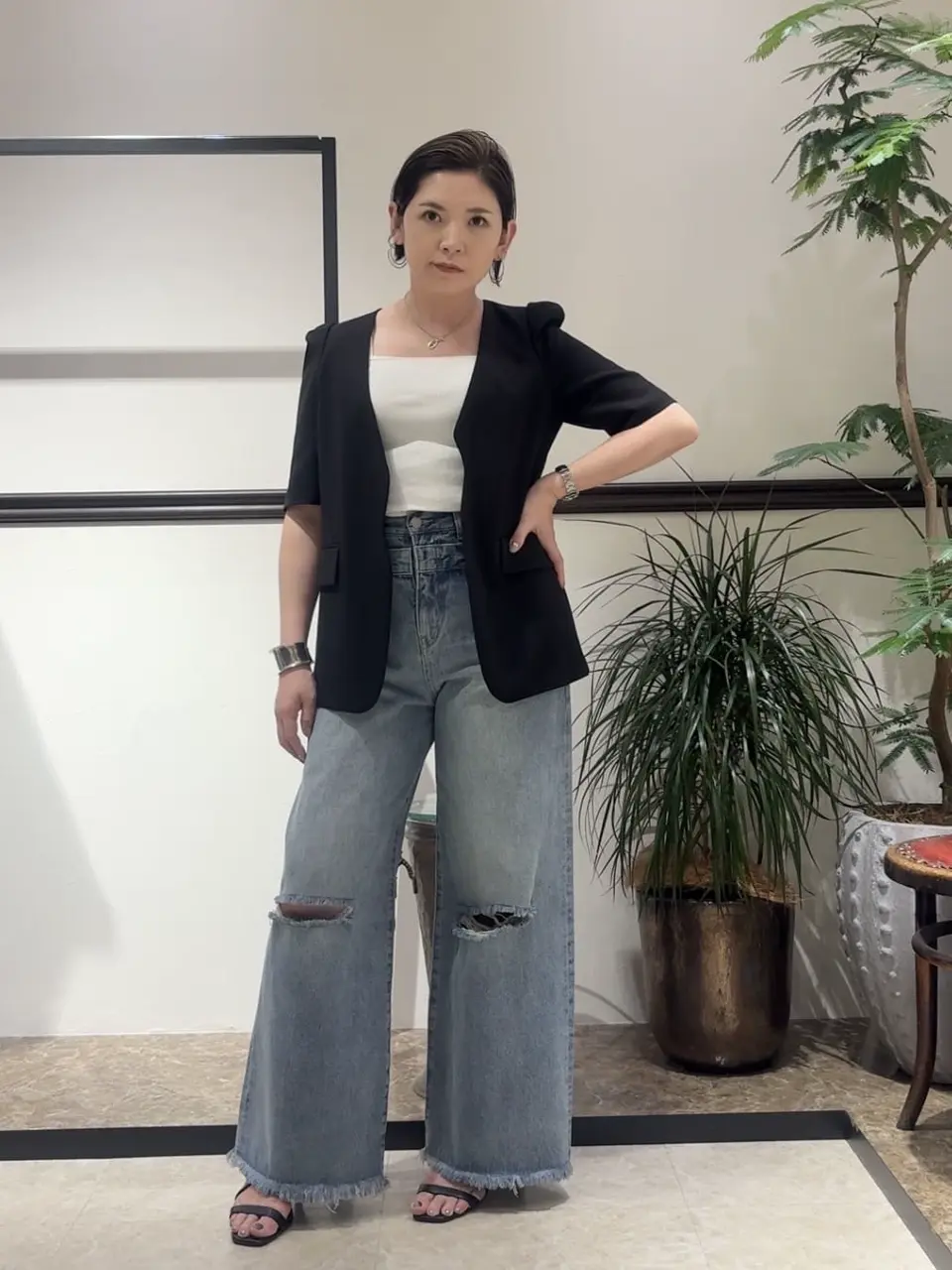 GRACE CONTINENTAL N.YURI コーディネート画像