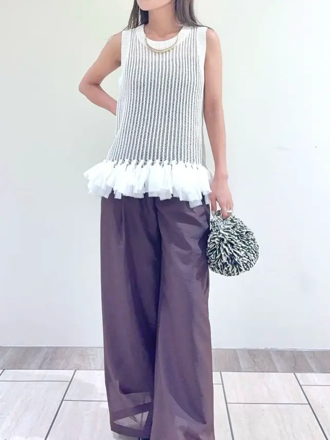 GRACE CONTINENTAL yukimi yonee コーディネート画像