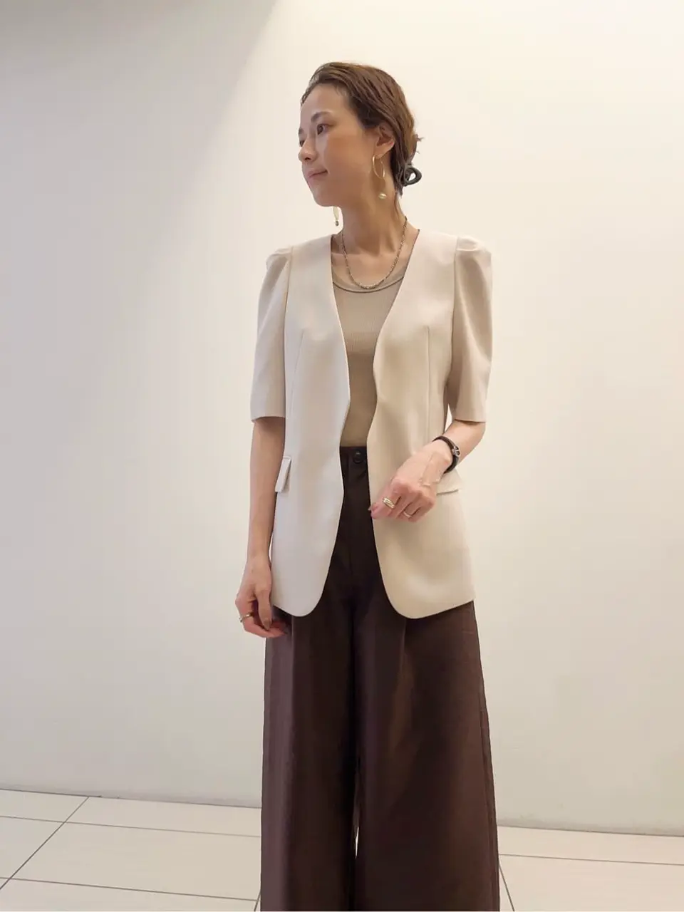 GRACE CONTINENTAL 亀田 未希 コーディネート画像