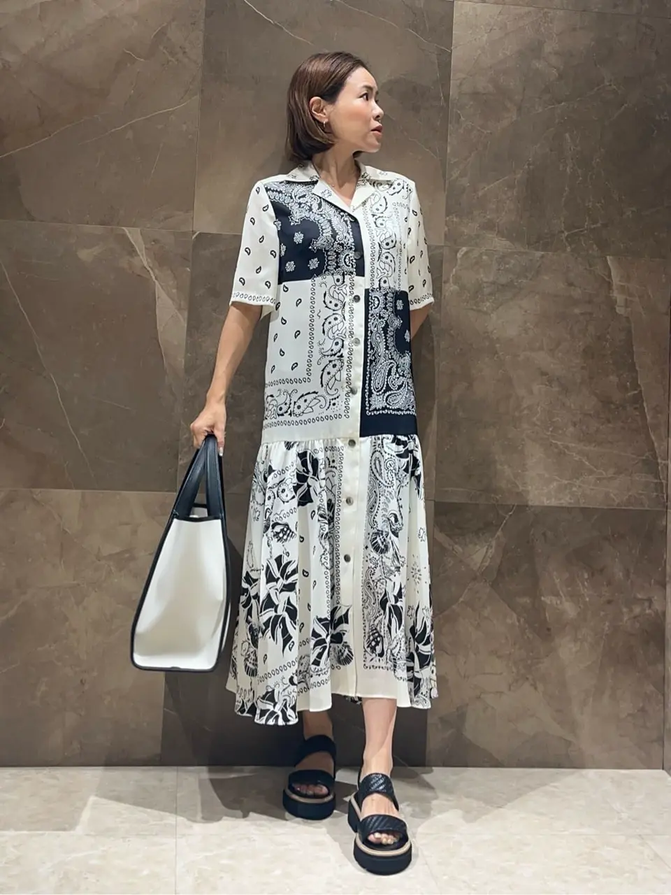 GRACE CONTINENTAL 穐山　香織 コーディネート画像