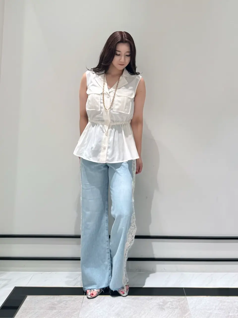 GRACE CONTINENTAL MOMOKO コーディネート画像