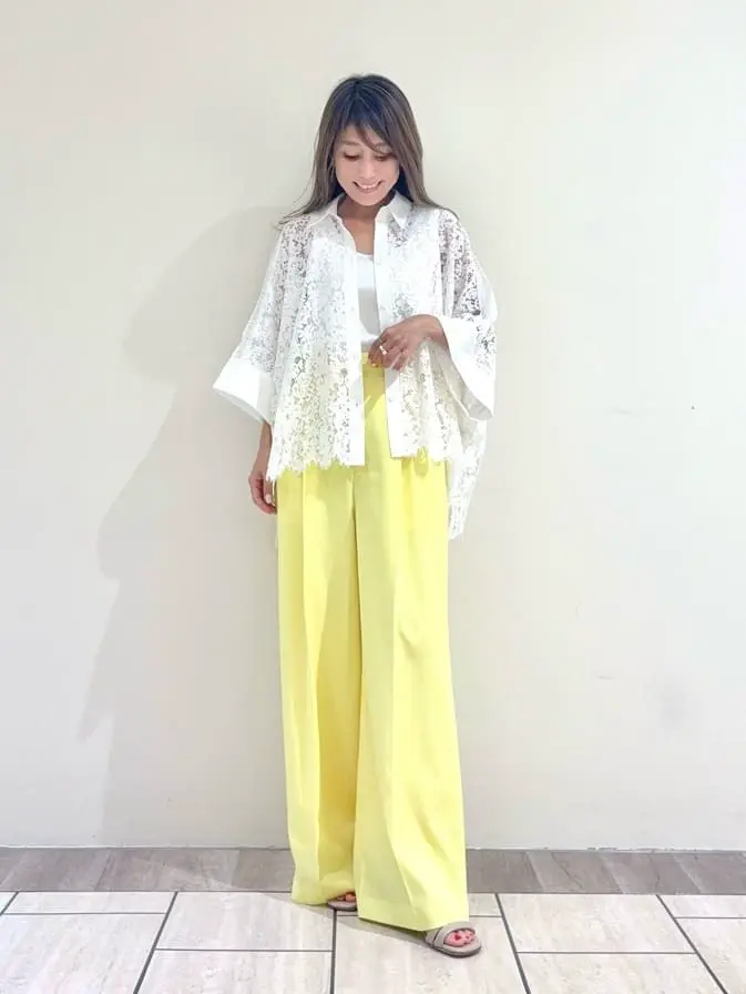 GRACE CONTINENTAL yukimi yonee コーディネート画像