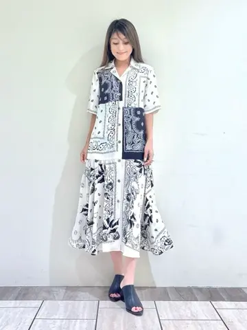 GRACE CONTINENTAL yukimi yonee コーディネート画像