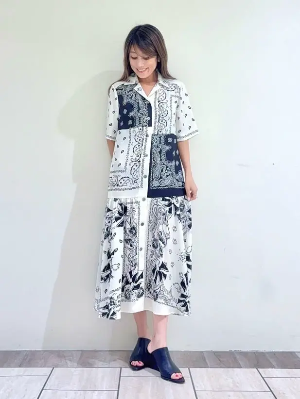 GRACE CONTINENTAL yukimi yonee コーディネート画像