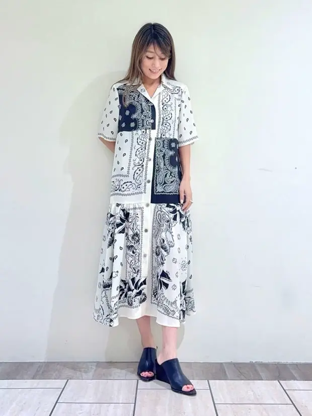 GRACE CONTINENTAL yukimi yonee コーディネート画像