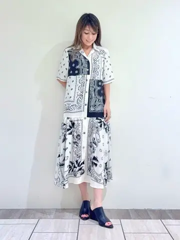 GRACE CONTINENTAL yukimi yonee コーディネート画像