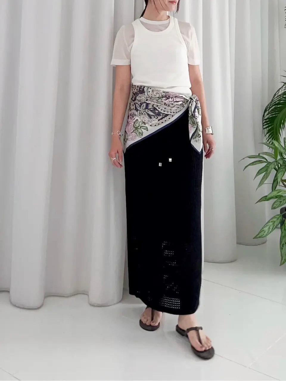 GRACE CONTINENTAL 古川温子 コーディネート画像