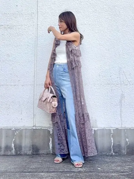 GRACE CONTINENTAL yukimi yonee コーディネート画像